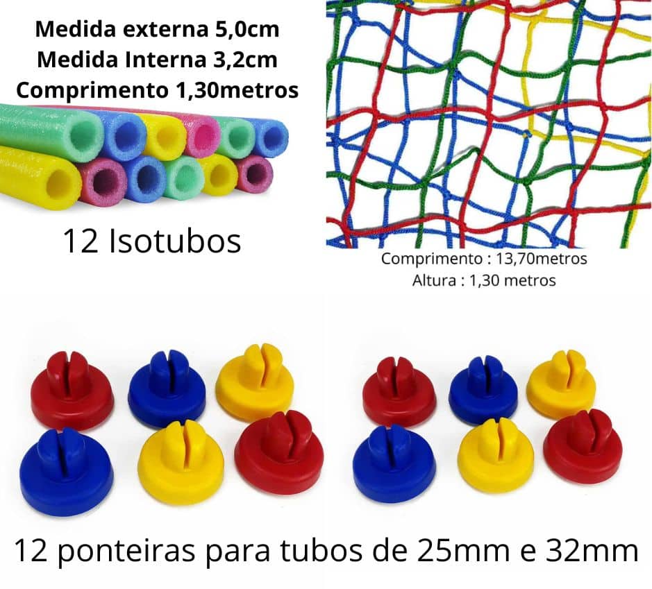Kit Rede 4,27 + 12 Isotubos + 12 Ponteiras 4 Como medir as ponteiras