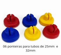Kit Ponteiras de Cama Elástica para Tubos de 1" e 1" 1/4 Polegadas - 6 unidades - Imagem 12
