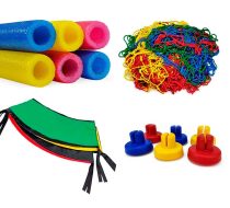 kit rede protetor cama elastica 2.44m