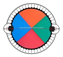 Lona para Cama Elástica Colorida 1,40 para 30 Molas - Imagem 5