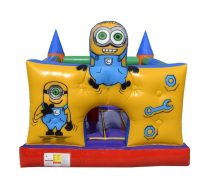 Pula Pula Castelo Com Minions  - Acompanha Motor 680W Bivolt