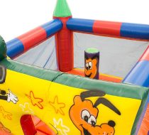 Pula Pula Castelo Com Pluto E Mickey + Motor 680W Bivolt - Imagem 2