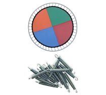 Kit Lona Nac Para Cama Elástica 3,66 Com 72 Molas De 18Cm - Imagem 8