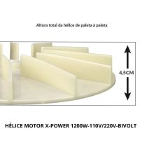 Helice Para Motor De Brinquedo Inflável X-POWER 1200W - Imagem 5