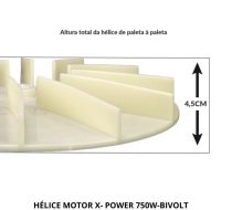 Helice Para Motor De Brinquedo Inflável X-POWER-750W - BIVOLT - Imagem 4