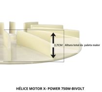 Helice Para Motor De Brinquedo Inflável G-Air 1200W - Imagem 12