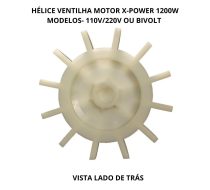 Hélice Ventoinha motor X-POWER 1200W -117mm - Imagem 5