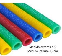 Kit Isotubo Blindado Para Haste De Cama Elástica - 6 Unidades - Imagem 3