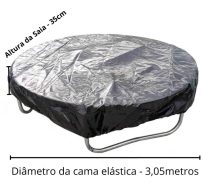Capa para Cama Elástica 3,05 - Imagem 2