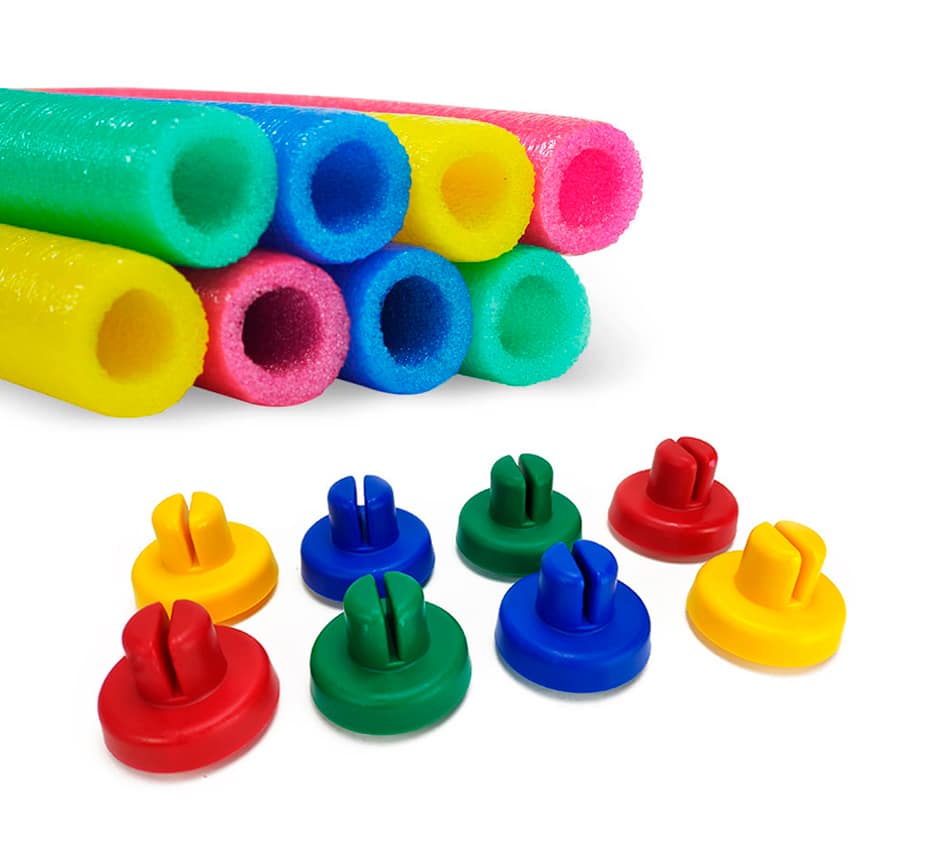 kit-isotubo-e-ponteira-para-haste-de-cama-elastica-8-pecas-nova Kit Isotubo e Ponteira para haste de Cama Elástica - 8 peças - Imagem 1