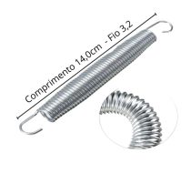 Mola para Cama Elástica - 14,0cm Unitário - Imagem 2