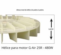 Helice Para Motor De Brinquedo Inflável G-Air 25R 480W - Imagem 5